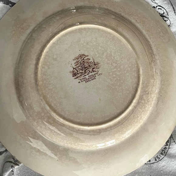 Beautiful Vintage Dinner Plate “Rural England “ W. R. Midwinter Ltd England - Picture 6 of 6